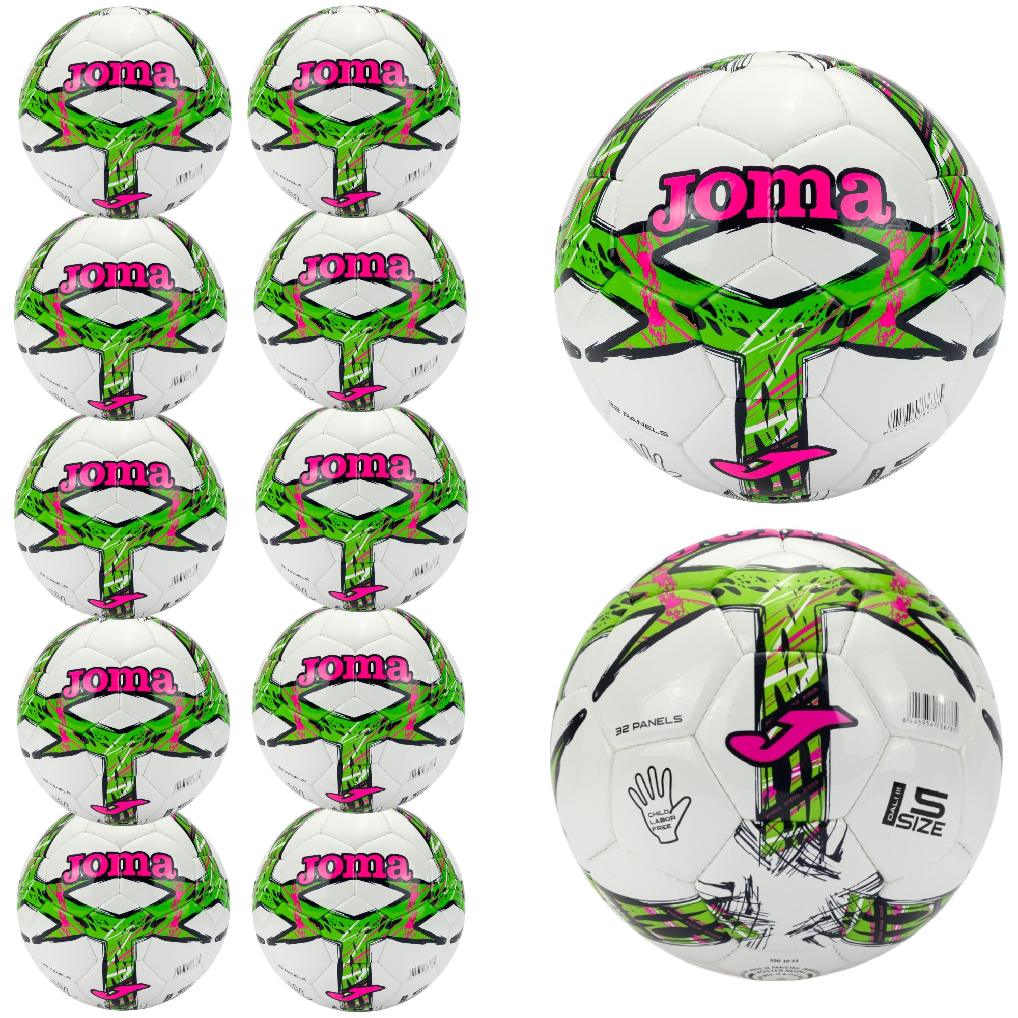Joma Dali III Soccer Ball – Pack of 12 Balls