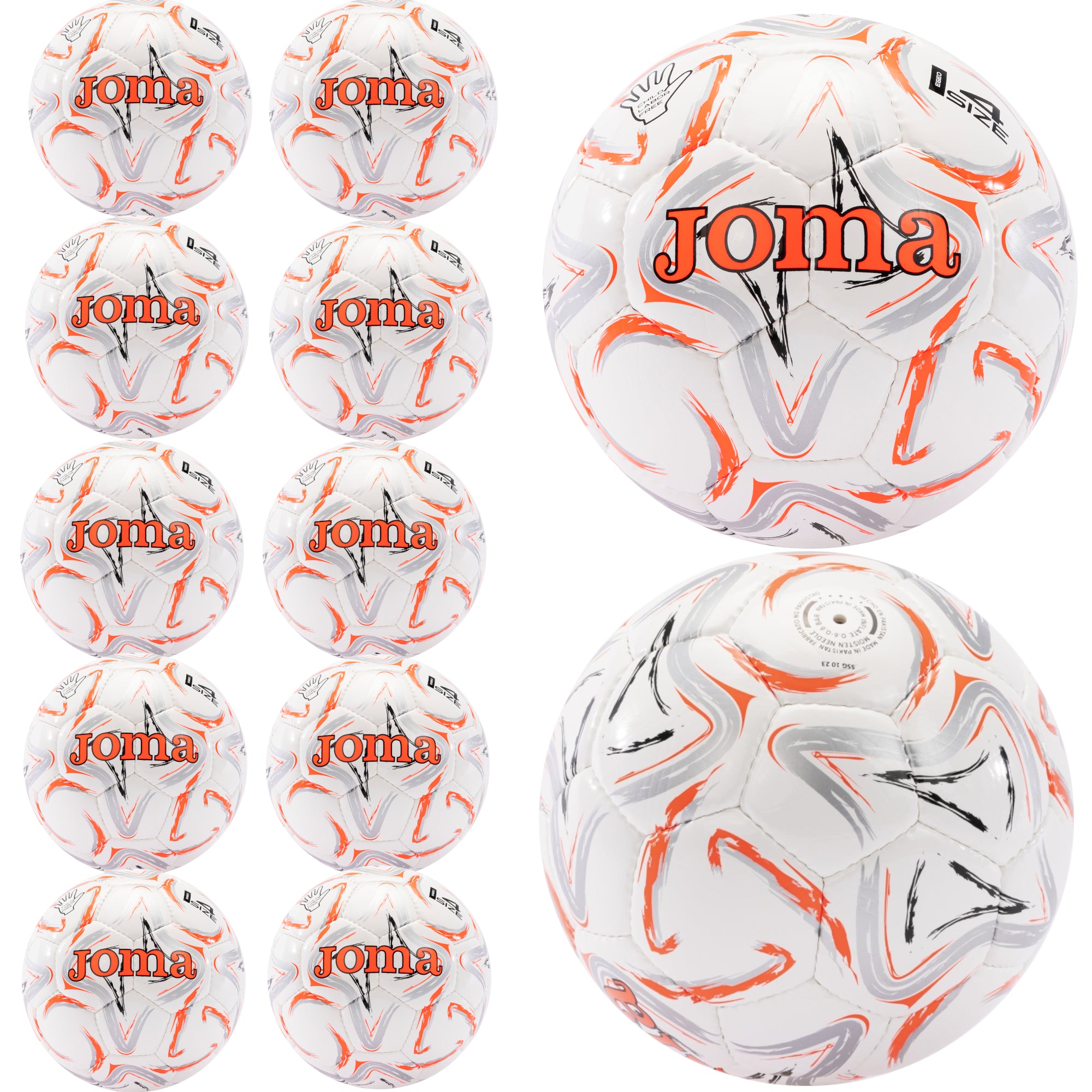 Joma Egeo II Soccer Ball – Pack of 12 Balls