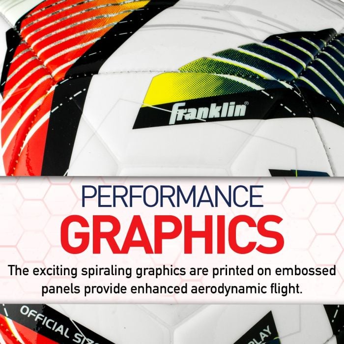 Franklin Tornado Swirl MLS Soccer Ball - 3LSportive