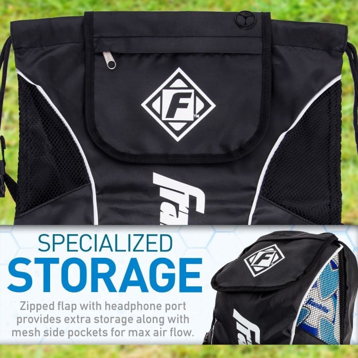 Franklin Youth Soccer Ball Backpack - Black