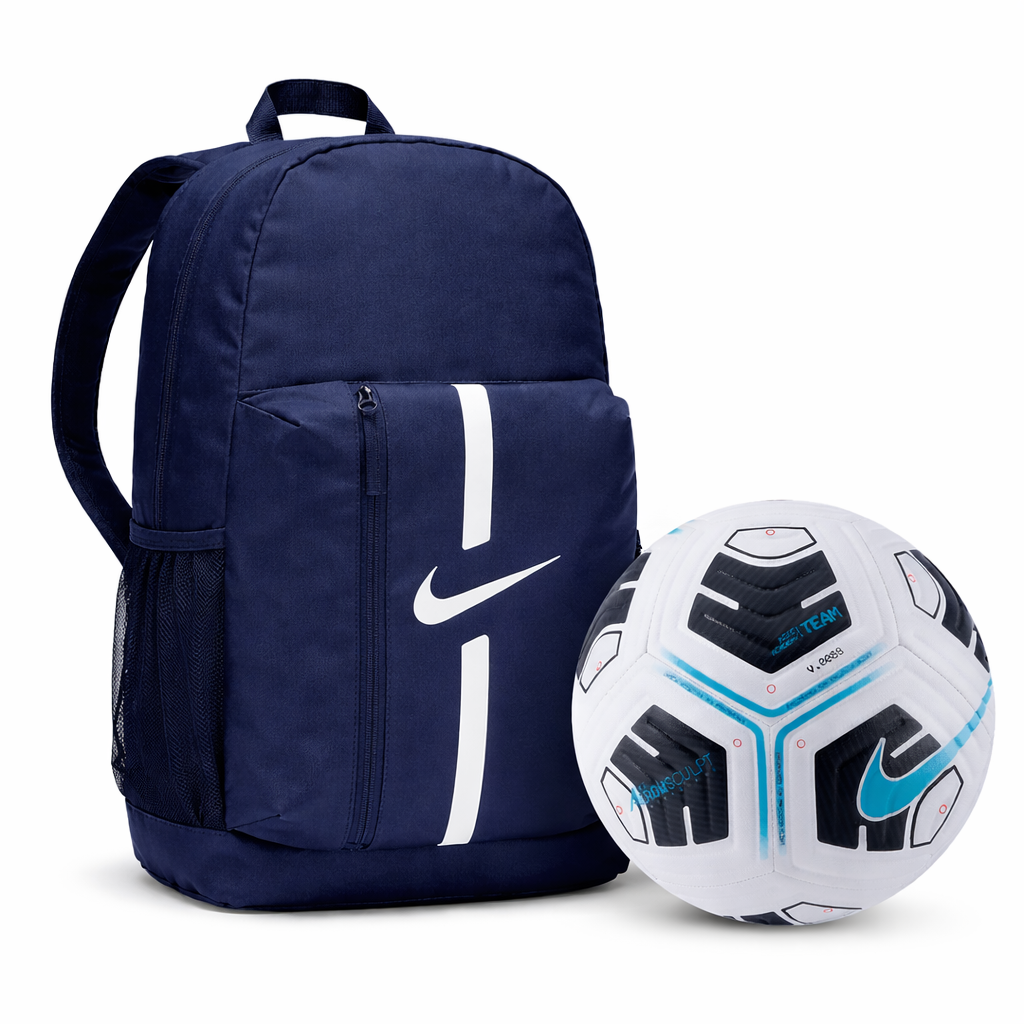 Nike Academy Team Junior Backpack & Size 3 Soccer Ball Bundle