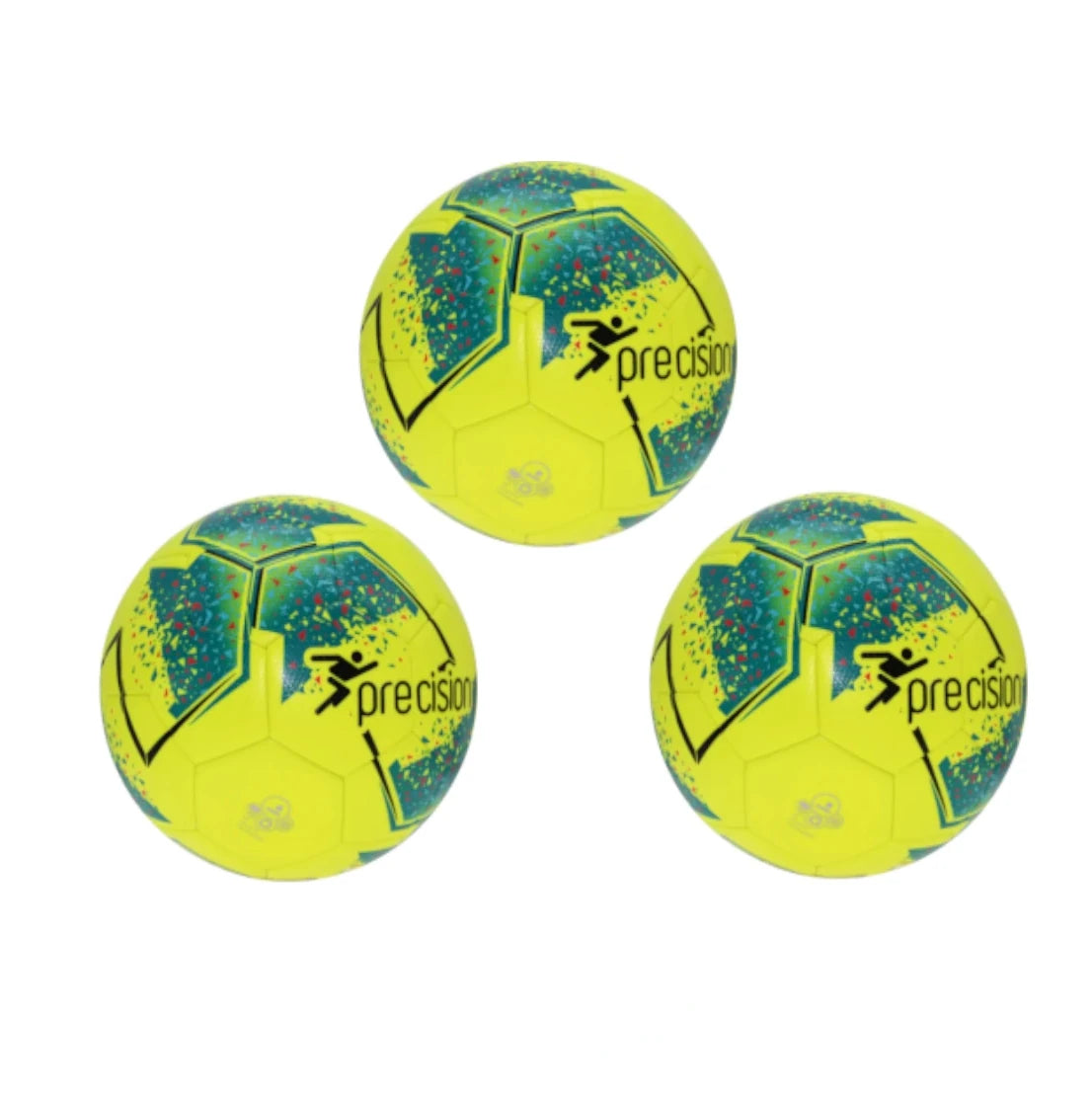 Yellow Size 3 Pack of Soccer balls