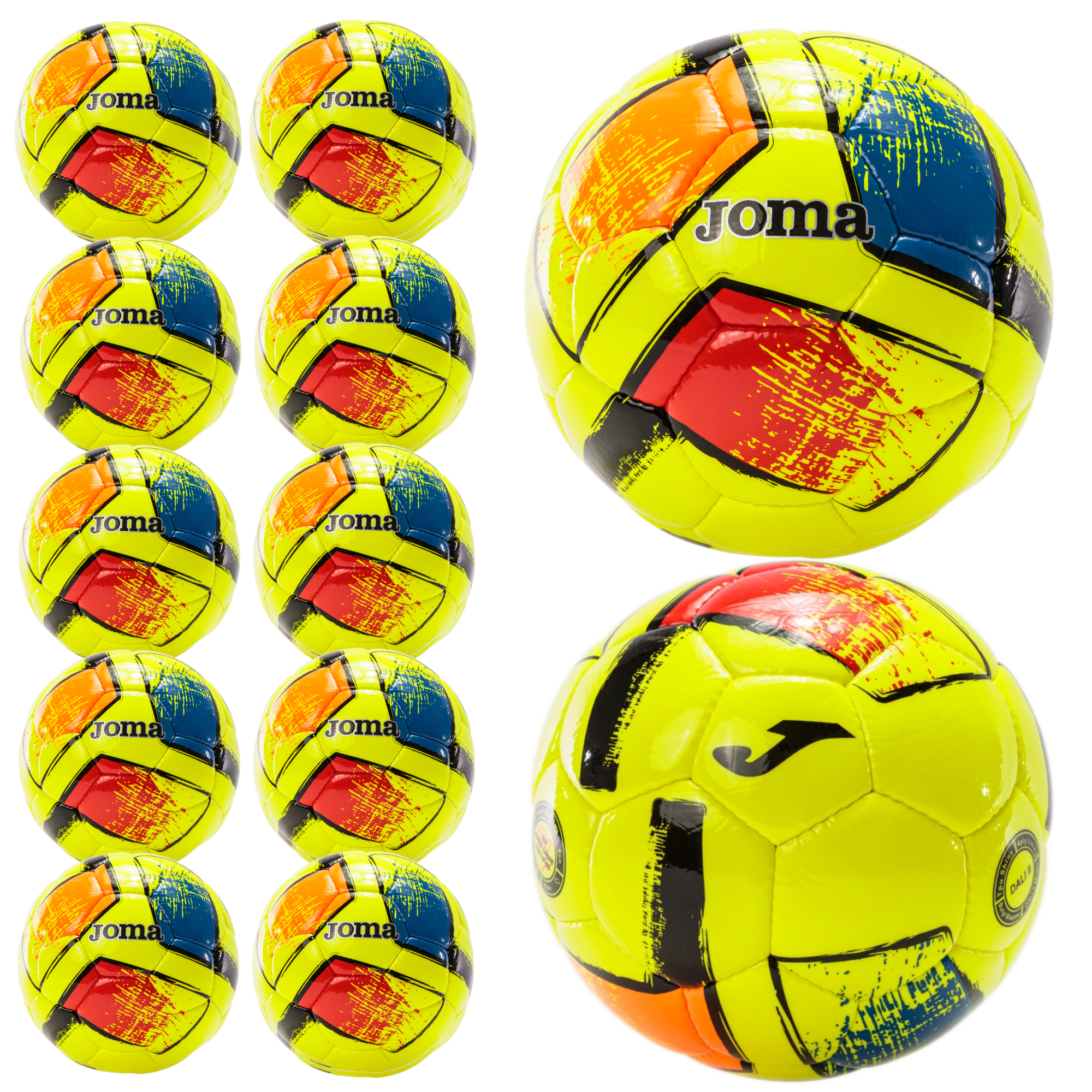Joma Dali II Soccer Ball – Pack of 12 Balls