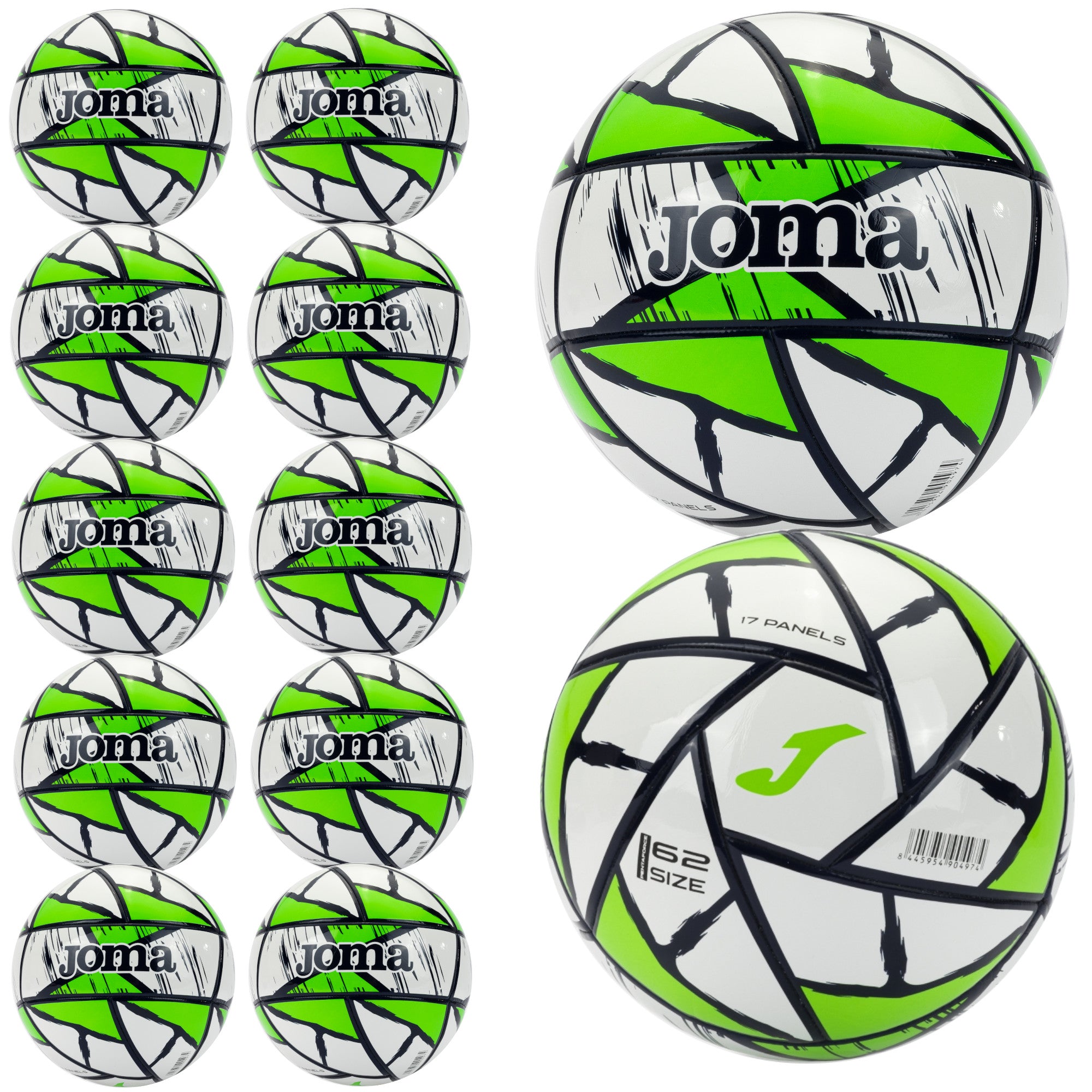 Joma Pentaforce Futsal Soccer Ball - Pack of 12 Balls