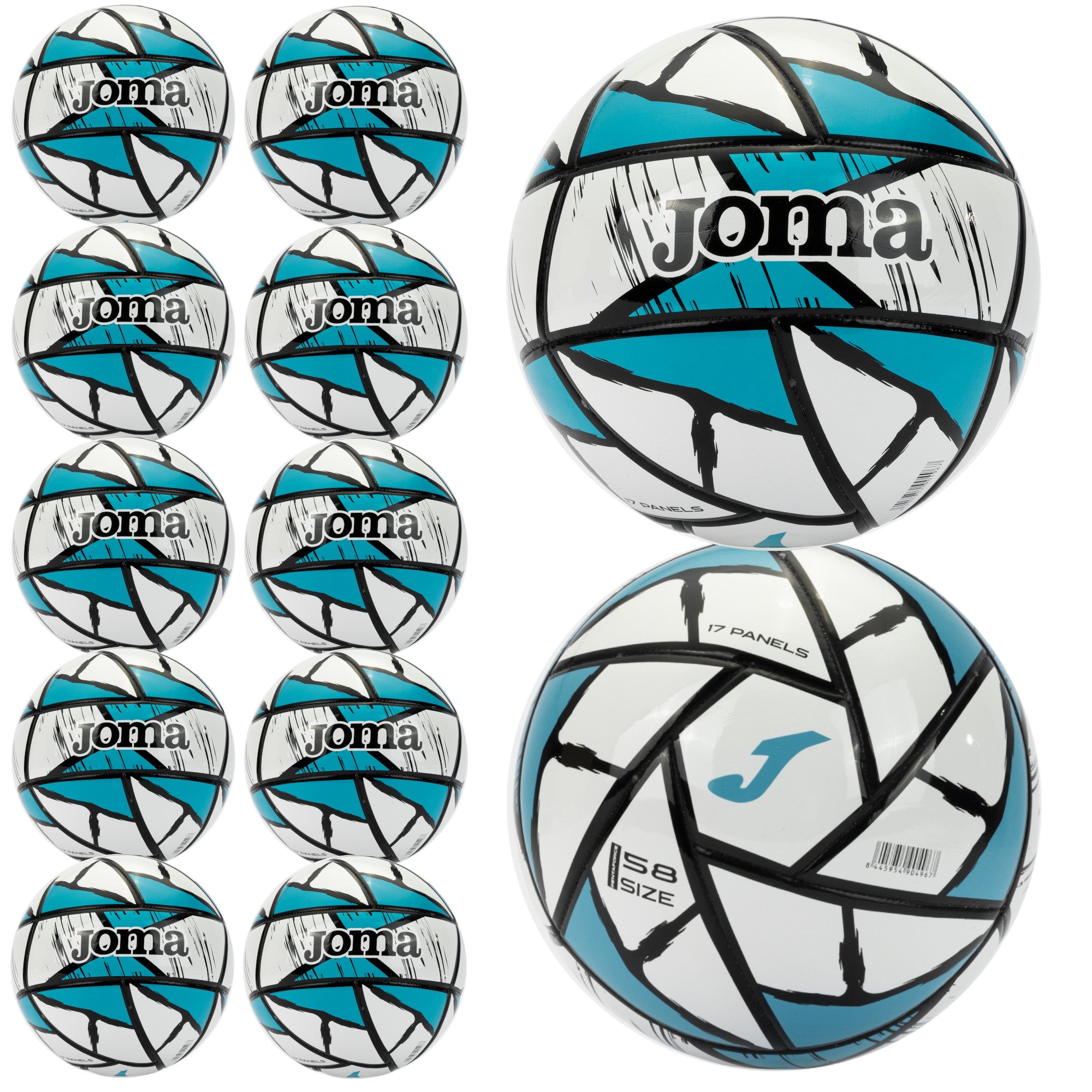 Joma Pentaforce Futsal Soccer Ball - Pack of 12 Balls