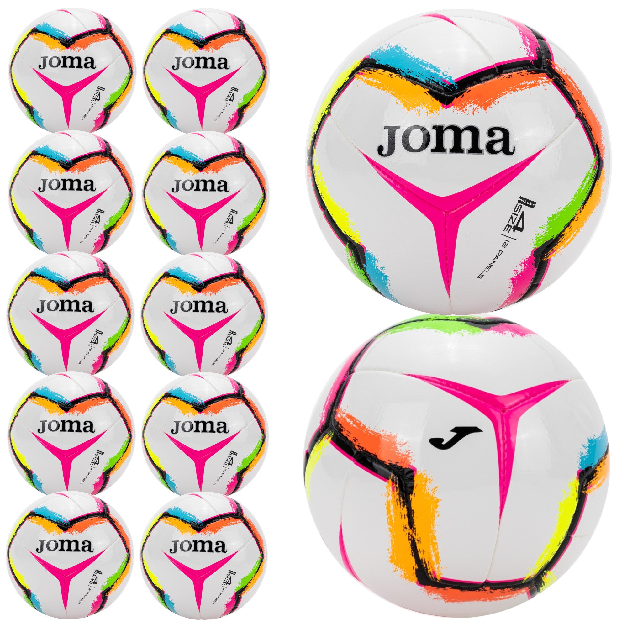 Joma Halley II Soccer Ball – Pack of 12 Balls