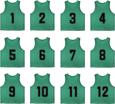 Training Mesh Sports Pinnies Numbered (1-12)