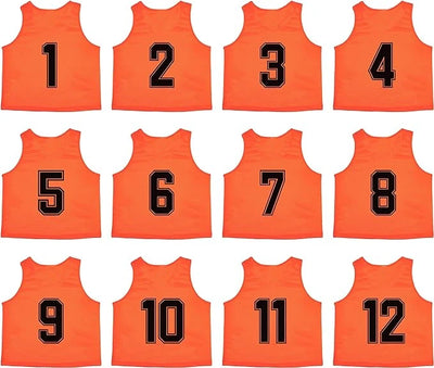 Training Mesh Sports Pinnies Numbered (1-12)