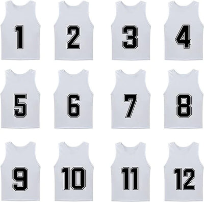 Training Mesh Sports Pinnies Numbered (1-12)