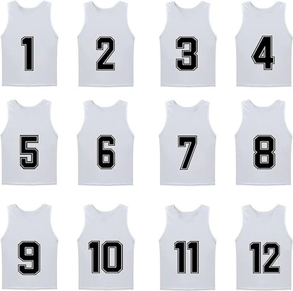 Training Mesh Sports Pinnies Numbered (1-12)