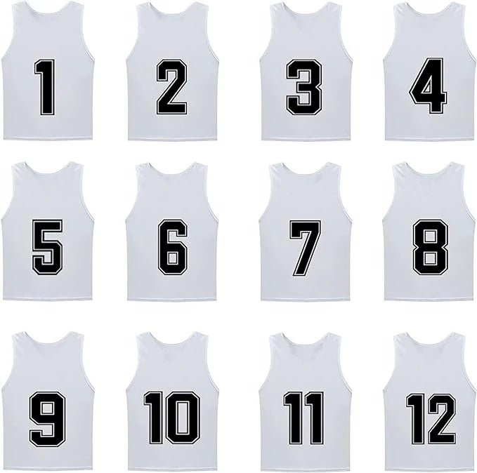 Training Mesh Sports Pinnies Numbered (1-12)