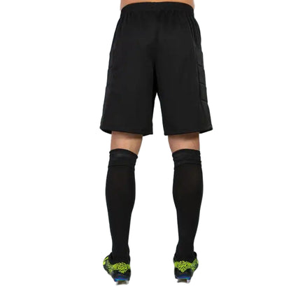 Back of Joma Polyester goalkeeper shorts, abrasion-resistant 