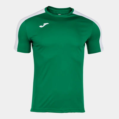 Joma Academy III Green Short Sleeve Training Jersey front view