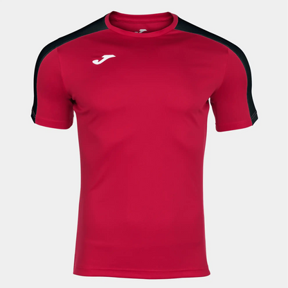 Joma Academy III Red Short Sleeve Training Jersey front view