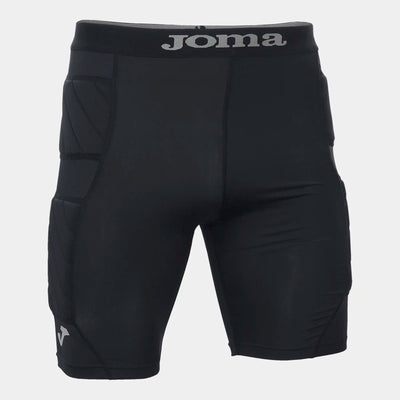 Black Joma goalkeeper pants with side protection pads.