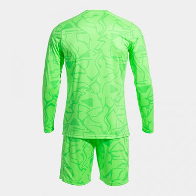 Fluor Green Joma Zamora IX padded goalkeeper kit for match and training