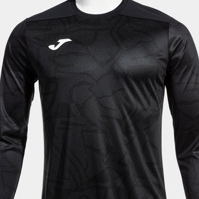 Black Joma Zamora IX soccer goalie outfit with long-sleeve jersey