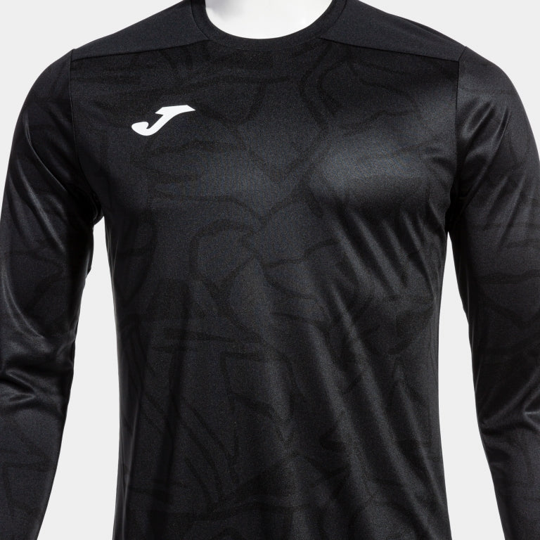 Black Joma Zamora IX soccer goalie outfit with long-sleeve jersey