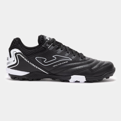  Side profile of Joma Maxima 2501 black turf soccer shoes