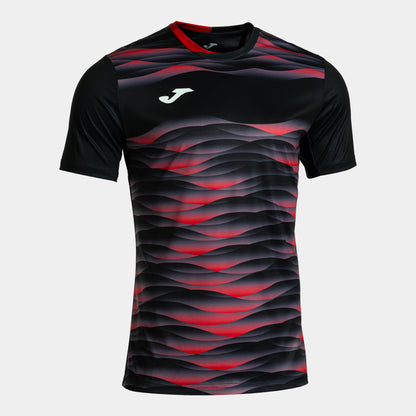 Joma Tiger VII black soccer jersey front view