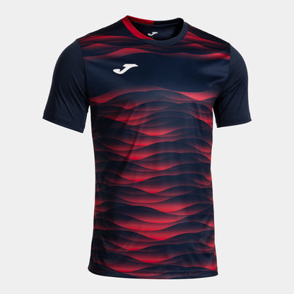 Joma Tiger VII navy soccer jersey front view