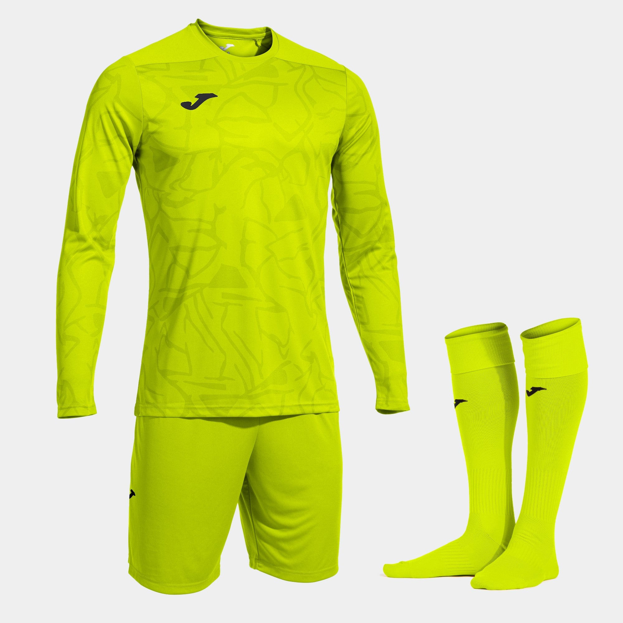 Yellow Joma Zamora IX goalkeeper uniform in durable breathable fabric