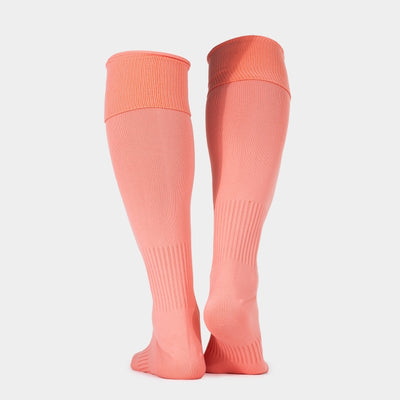 Orange Joma Zamora IX socks back view of Joma Zamora IX goalie jersey and shorts set