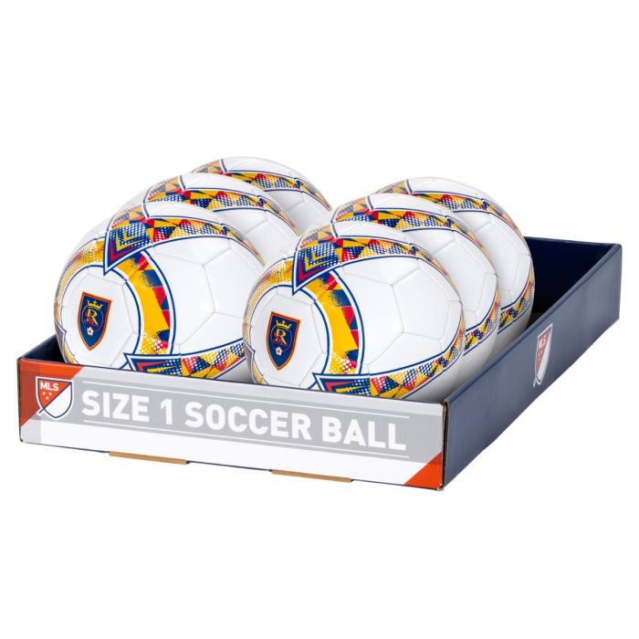 Franklin MLS Real Salt Lake Soccer Balls Size 1 - Pack of 6