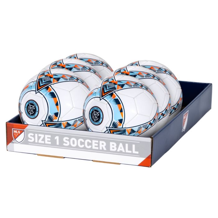 Franklin MLS New York City FC Soccer Balls Size 1 - Pack of 6