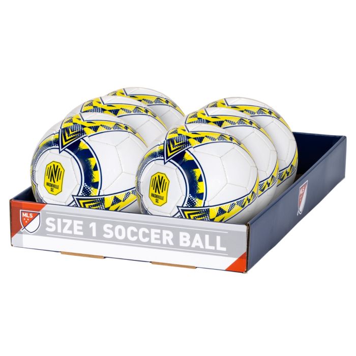 Franklin MLS Nashville FC Soccer Balls Size 1 - Pack of 6