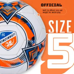 Franklin FC Cincinnati Soccer Ball Size 5 - Pack of 2