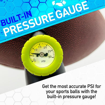 Franklin Sports Ball Perfect Pump and Pressure Gauge with Needle