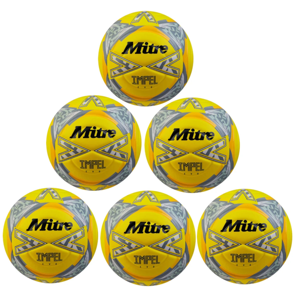 Mitre Impel Evo Soccer Ball - (Pack of 4, 6 or 10)