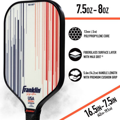 Franklin Signature Pro Fiberglass Power Pickleball Paddle
