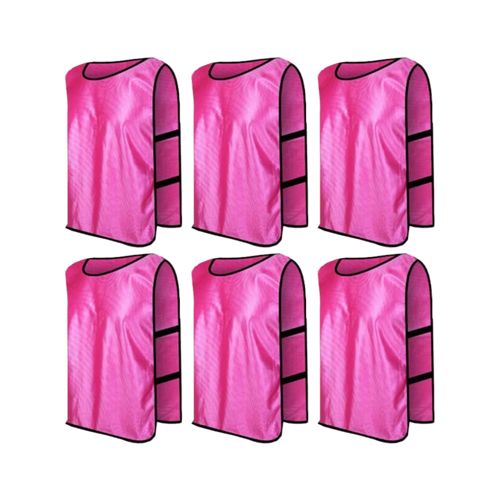 Scrimmage Training Vests for Sports & Team Practice (Kids & Adults)Open Sides (6 Pieces)