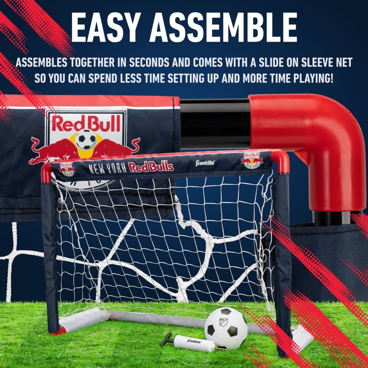 Franklin New York Red Bulls Soccer Goal & Ball Set