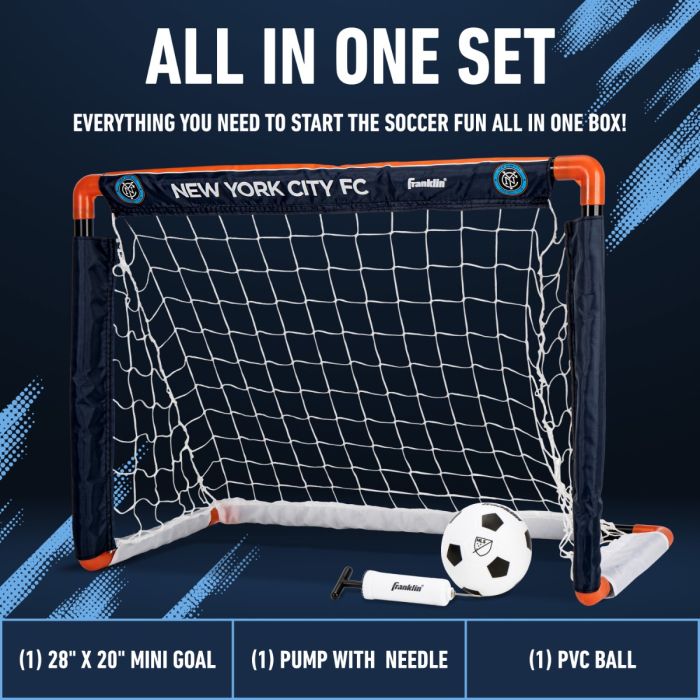 Franklin New York City FC Soccer Goal & Ball Set