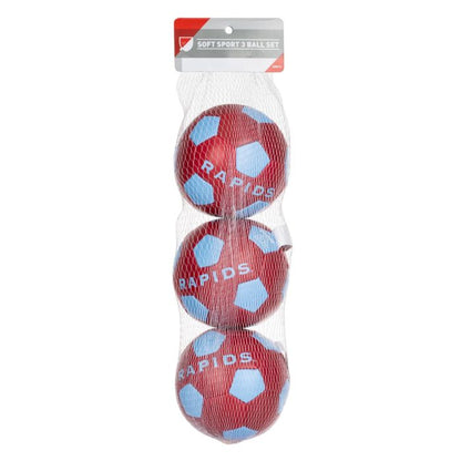 Franklin MLS Colorado Rapids Soft Sport Balls - Pack of 3