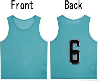 Training Mesh Sports Pinnies Numbered (1-12)