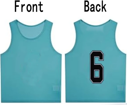 Training Mesh Sports Pinnies Numbered (1-12)