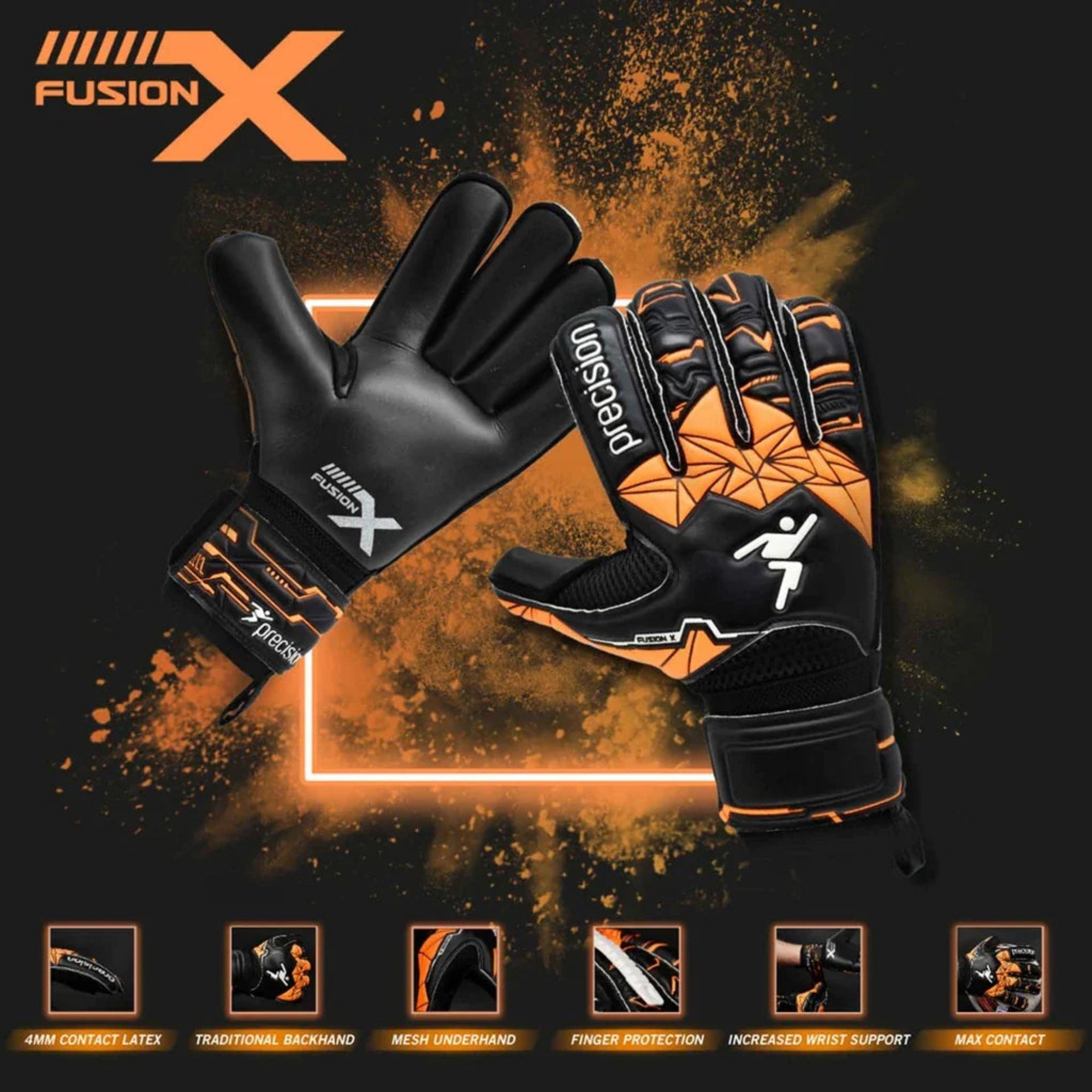 Maximum contact goalkeeper gloves