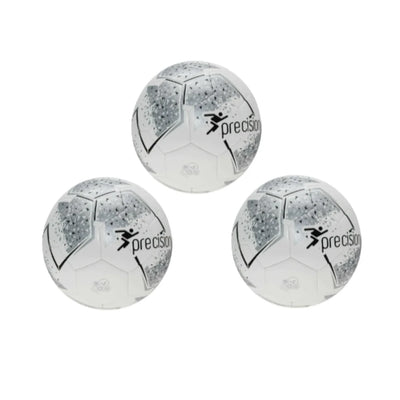 Silver Size 3 Pack of Soccer balls