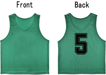 Training Mesh Sports Pinnies Numbered (1-12)