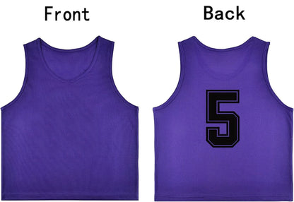 Training Mesh Sports Pinnies Numbered (1-12)