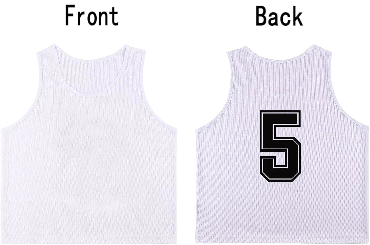 Training Mesh Sports Pinnies Numbered (1-12)