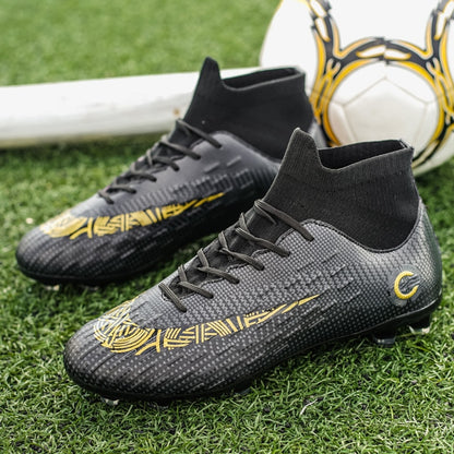 Ankle Protection Soccer Football Softball Baseball Cleats for Artificial Grass , Lawn or Indoor